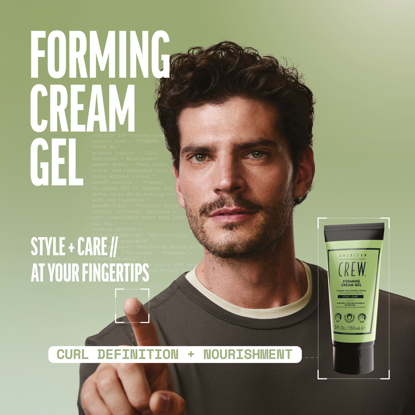American Crew Forming Cream Gel 5.1 fl oz/ 150mL