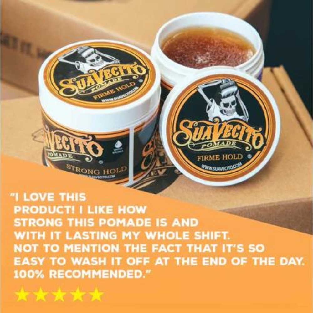 Suavecito Firme  (Strong) Hold Pomade 4oz