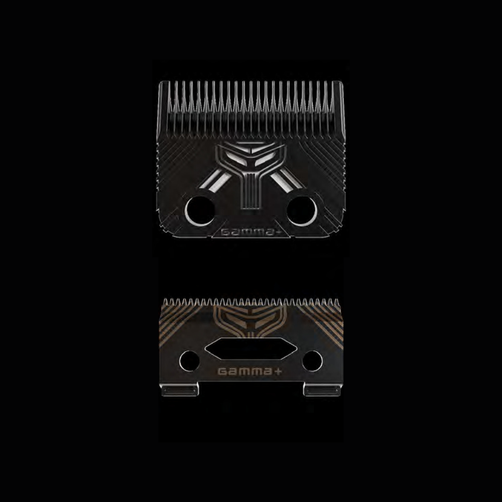 Gamma+ Replacement T1000 Echo Fixed Fade Blade and Shallow 2.0 Clipper Blade Set #GP540B