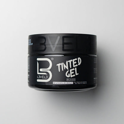 L3VEL3 Tinted Hair Gel - Black Color