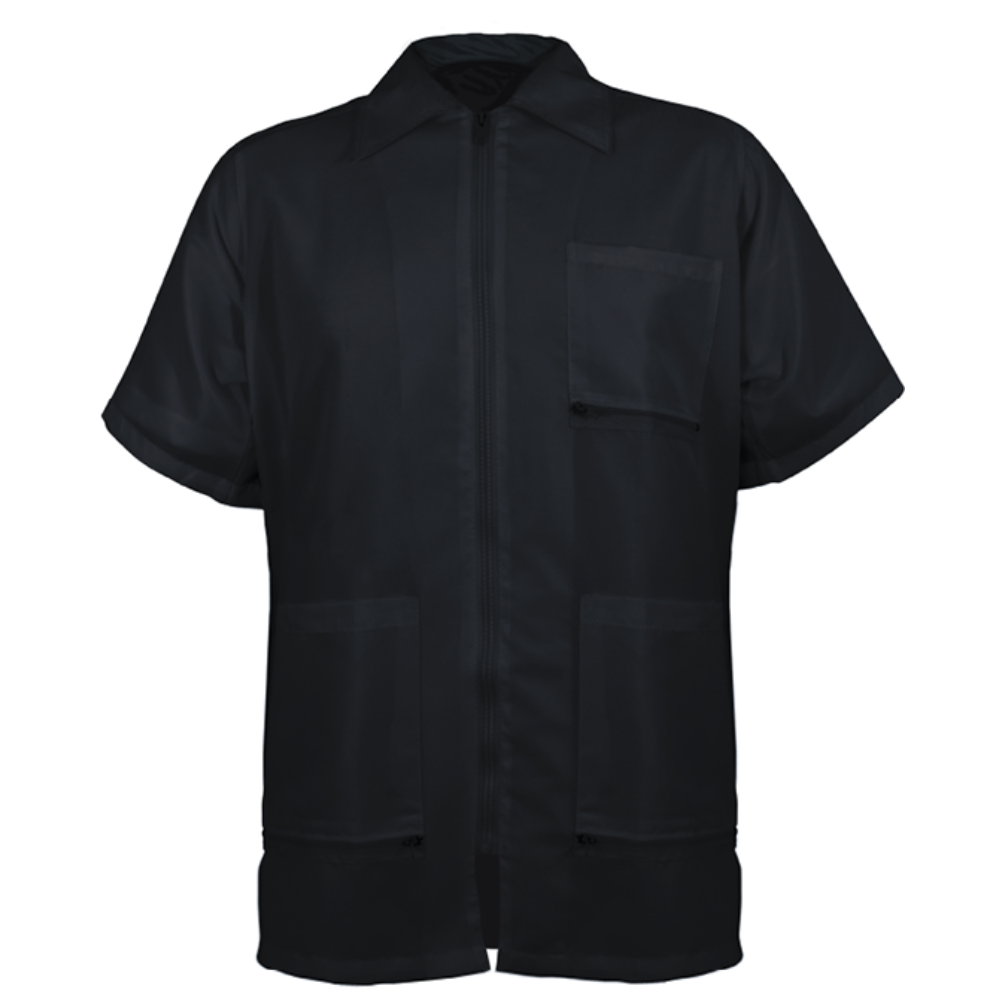 Vincent Traditional Collar Jacket  Black