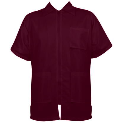 Vincent Traditional Collar Jacket Burgundy