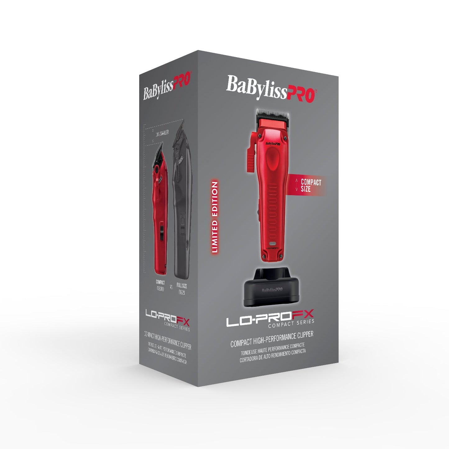 PRE ORDER NOW │ BaBylissPRO FXONE LO-PROFX High Performance Compact Clipper - Red #FX82RD