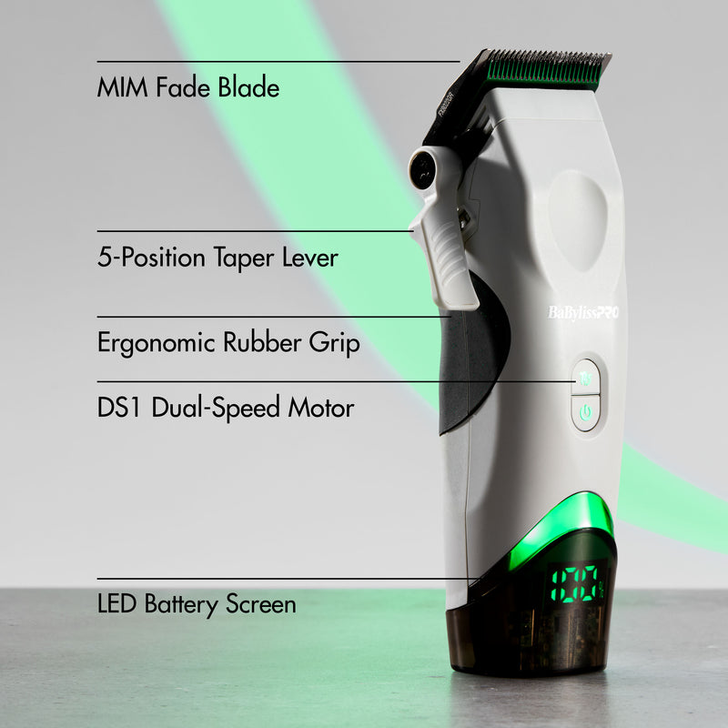BaBylissPRO X Tomb45 Wireless Charging Clipper #FXT45CTW - White