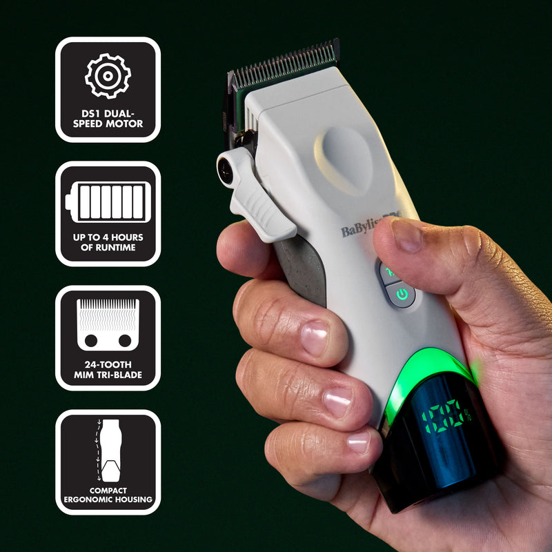 BaBylissPRO X Tomb45 Wireless Charging Clipper #FXT45CTW - White