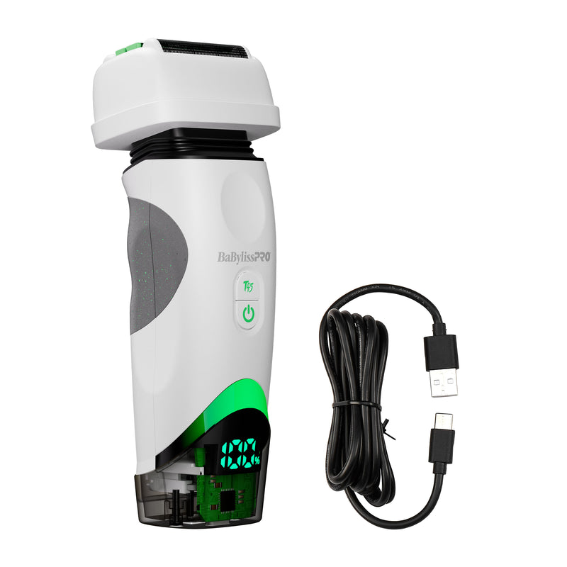 PRE ORDER NOW │BaBylissPRO X Tomb45 Wireless-Charging Double-Foil Shaver #FXT45FSTW - White