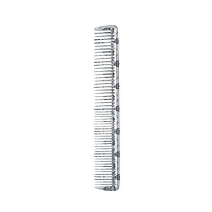 Silver Krest Pegasus Skulleto No. 202 - 7-1/4” Tapered Cutting Comb on white background
