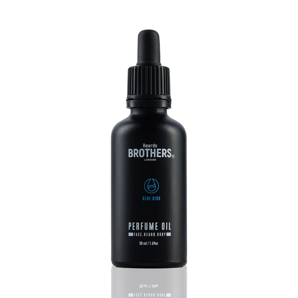 Beards & Brothers Premium Perfume Oil Face Beard Body 50ml Blue