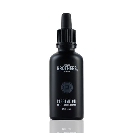 Beards & Brothers Premium Perfume Oil Face Beard Body 50ml Black