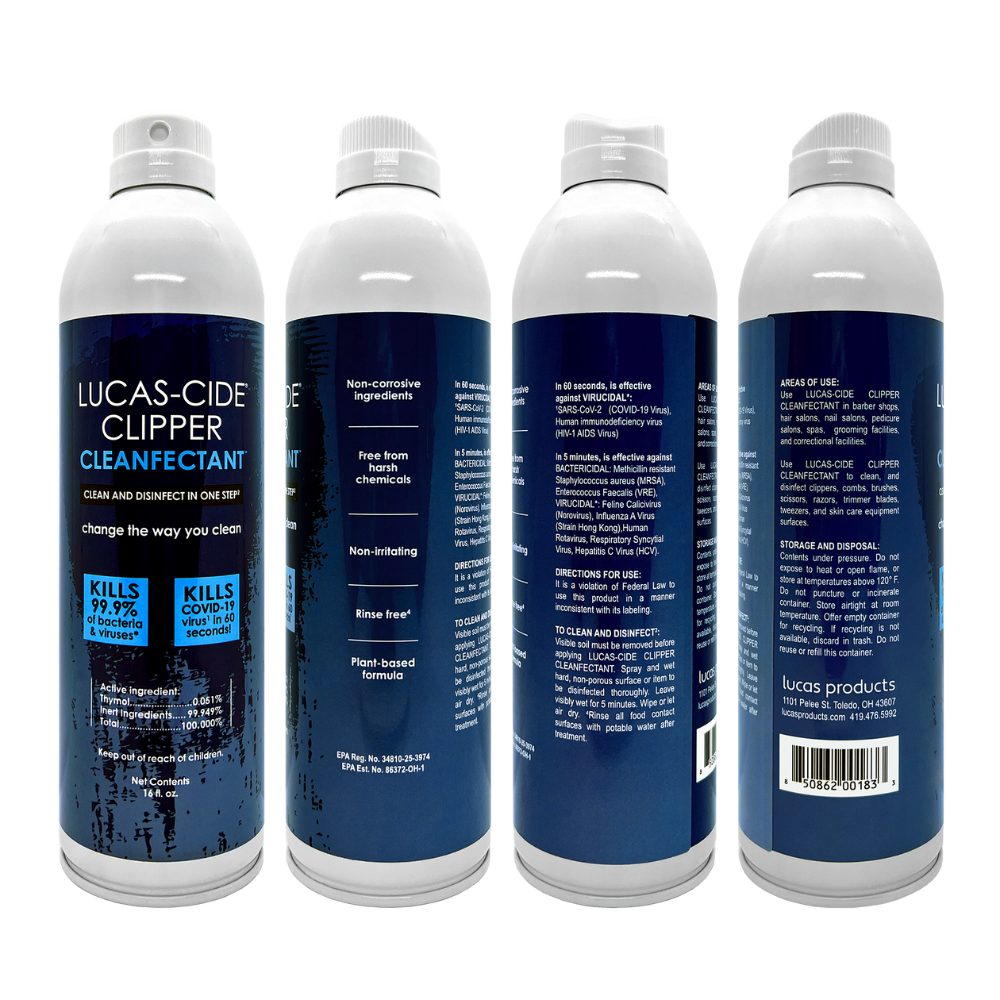 Lucas-Cide Clipper Cleanfectant Spray Ready To Use