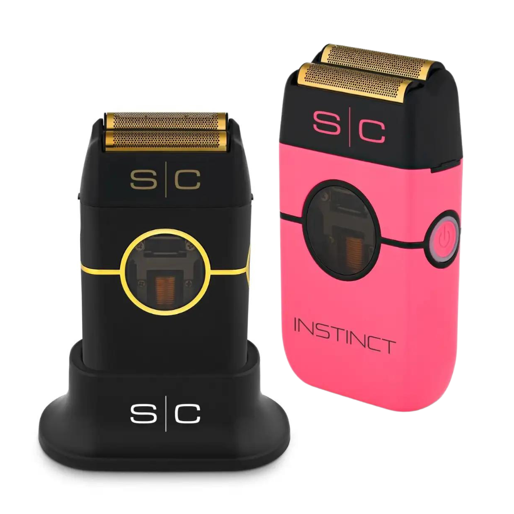 StyleCraft Instinct Metal Shaver - Double Foil with IN2 Vector Motor and Intuitive Torque Control SC807