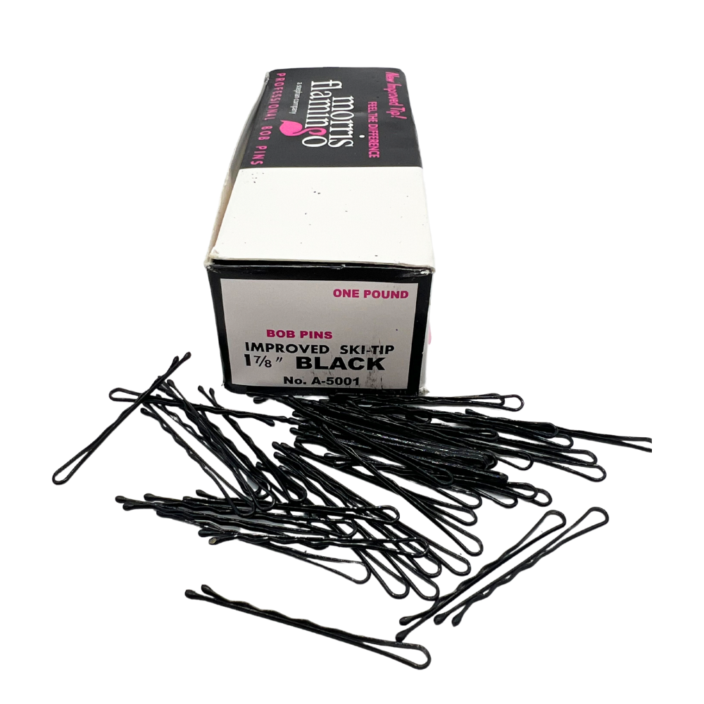 Morris Flamingo Hair Bob Pins (Black, Brown or Silver)