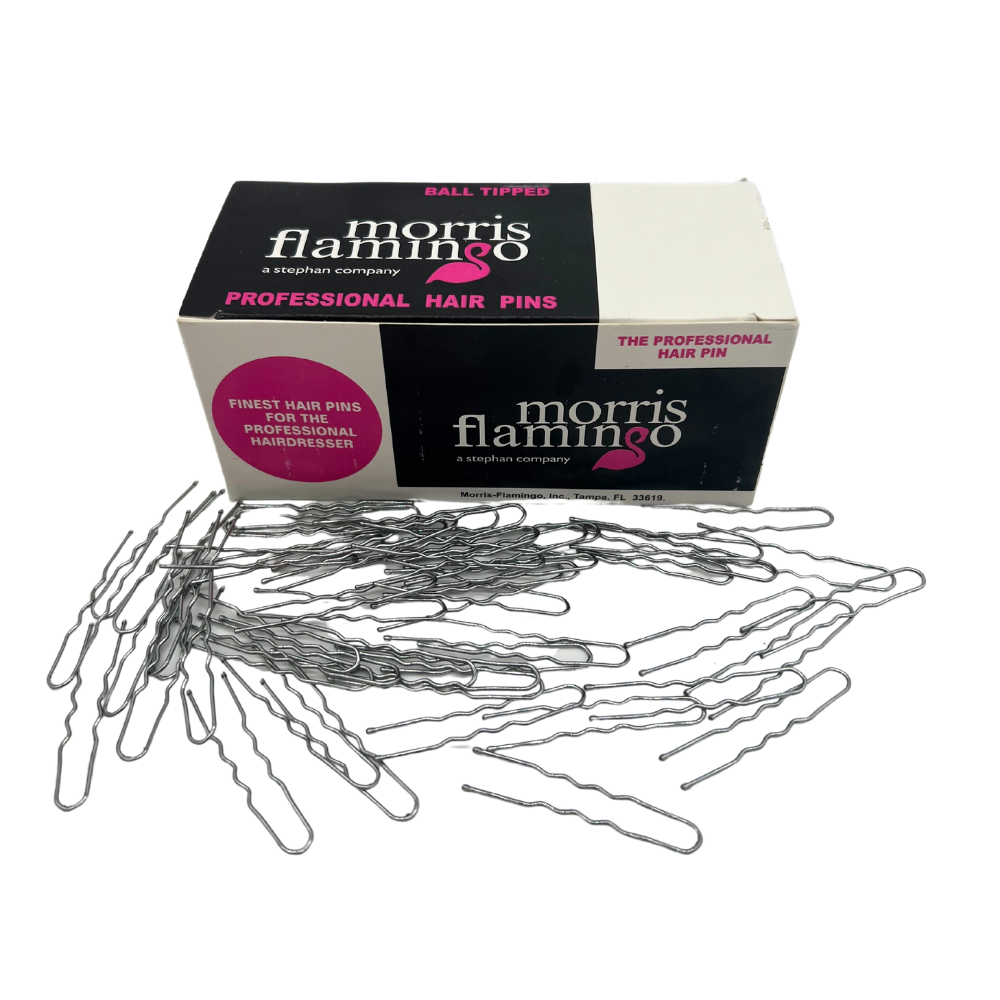 Morris Flamingo Hair Pins (Black, Brown or Silver)