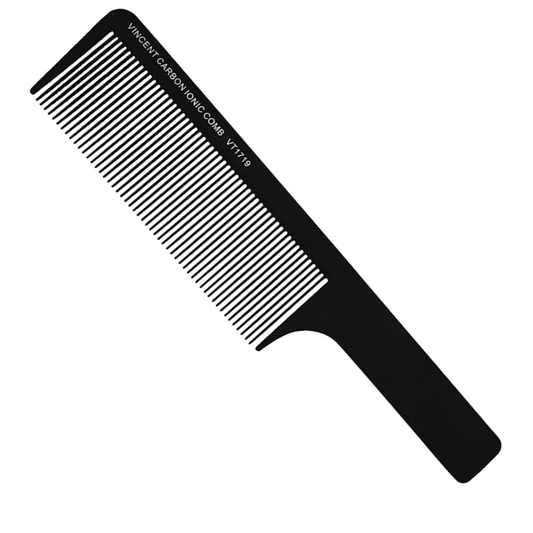 Vincent Carbon Flat Top Comb 9" - VT1719