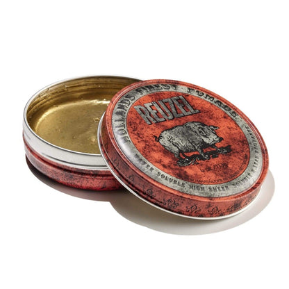 Reuzel Red Pomade 4oz - Medium Hold - High Shine - Water Soluble