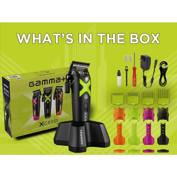 Gamma+ XCEED Professional IN2 Vector Motor Cordless Clipper #GP609B