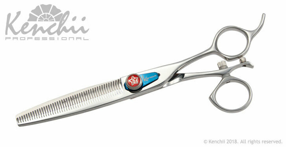 Tijeras de entresacar Kenchii Five Star Swivel de 46 dientes #KEFSS46T
