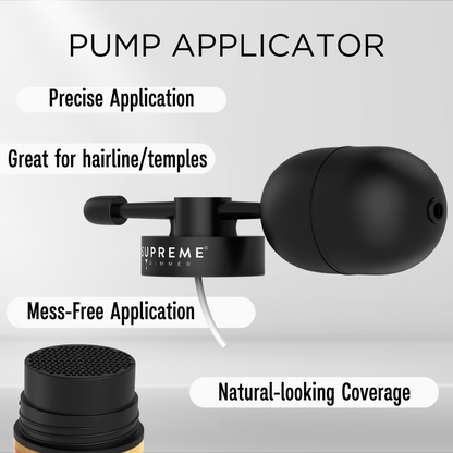 Applicator for HairThik Fibers