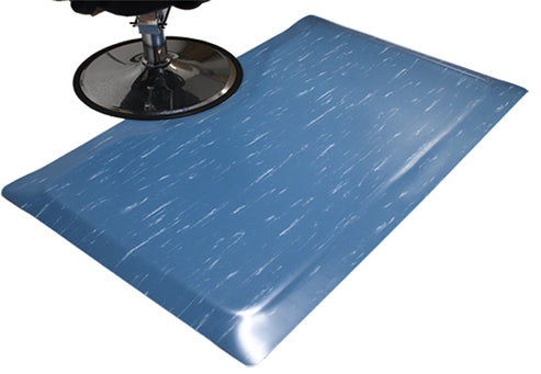 Rhino Marbleized Salon Barber Mats 3' X 5' (Multiple Color & Shape Options)