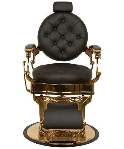 The Hugo Vintage Professional Barber Chair - Gold or Silver