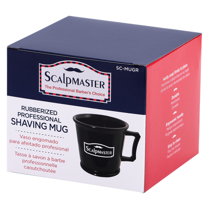 Scalpmaster Shaving Mug - Rubberized #SC-MUGR