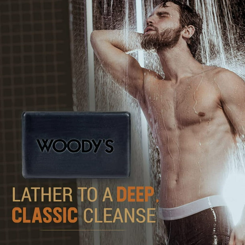 Woody's Mini Charcoal Soap Bar - 3 oz