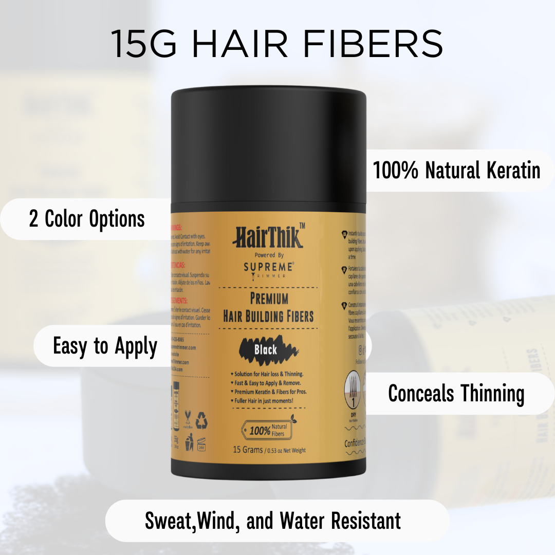 HairThik Hair Fibers - 15 grams