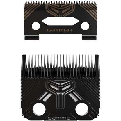 Gamma+ Replacement T1000 Echo Fixed Fade Blade and Shallow 2.0 Clipper Blade Set #GP540B