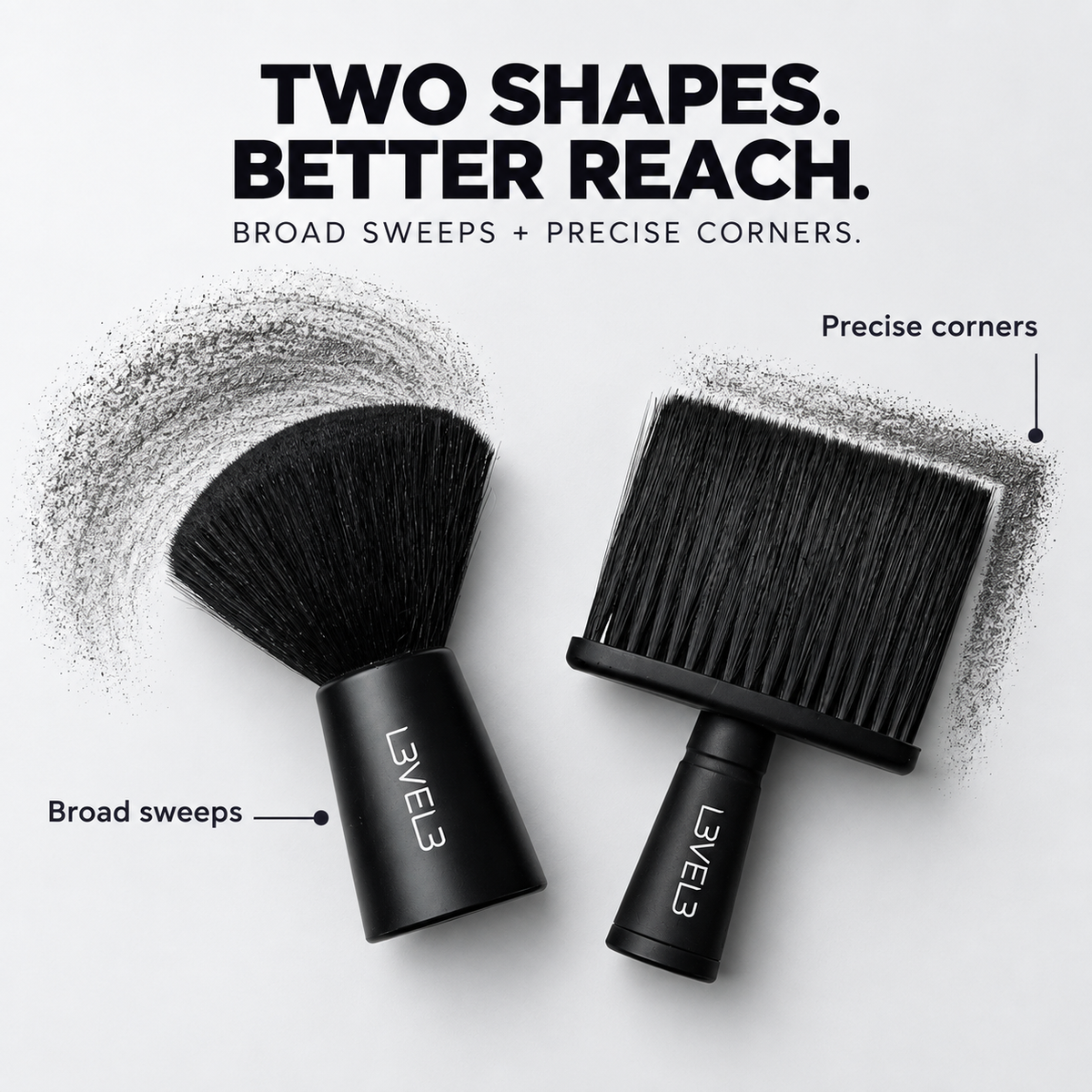 L3VEL3 Neck Brush Set - 2 Pack