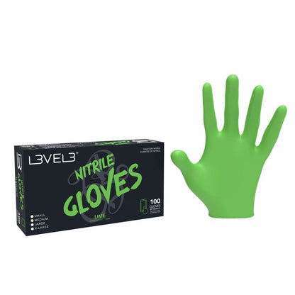 L3VEL3 Professional Barber Nitrile Gloves (Multiple Colors)