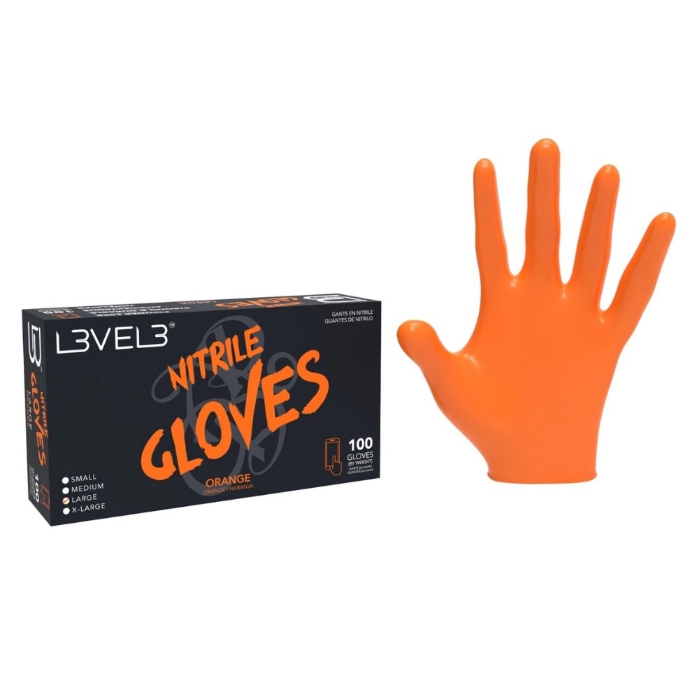 L3VEL3 Professional Barber Nitrile Gloves (Multiple Colors)