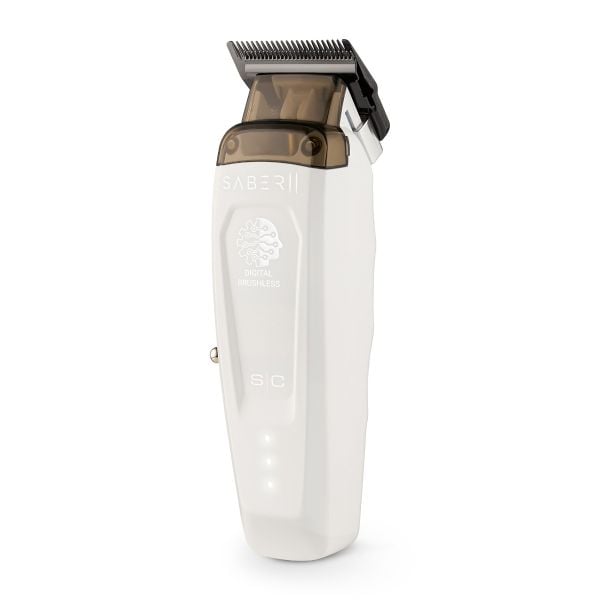 StyleCraft Limited Edition White Saber 2 Clipper with EON Digital Brushless Motor #SC619W