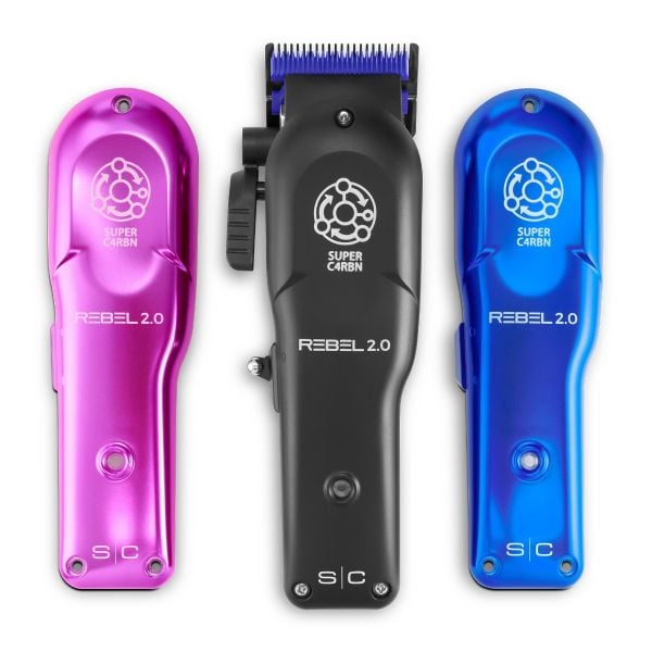 StyleCraft Rebel 2.0 Professional Hair Clipper with Super C4RBN Motor #SC601M