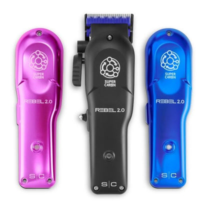 StyleCraft Rebel 2.0 Professional Hair Clipper with Super C4RBN Motor #SC601M