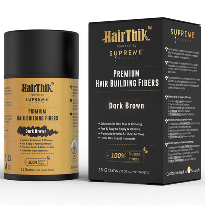 Supreme Trimmer HairThik Hair Fibers - 15 Grams
