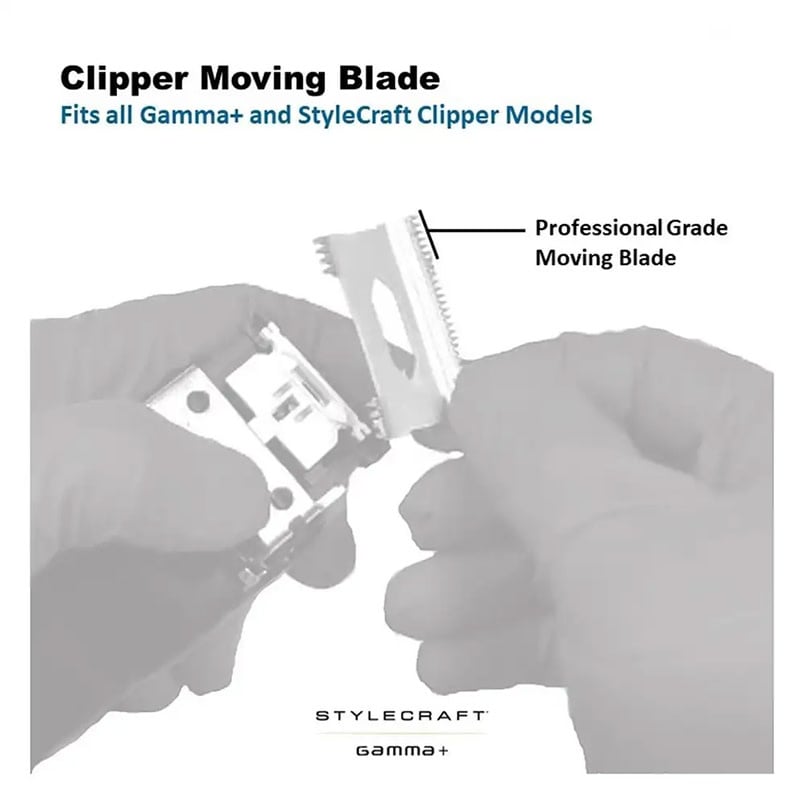 StyleCraft Moving Black Diamond Deep Tooth Clipper Blade #SCMBDDC