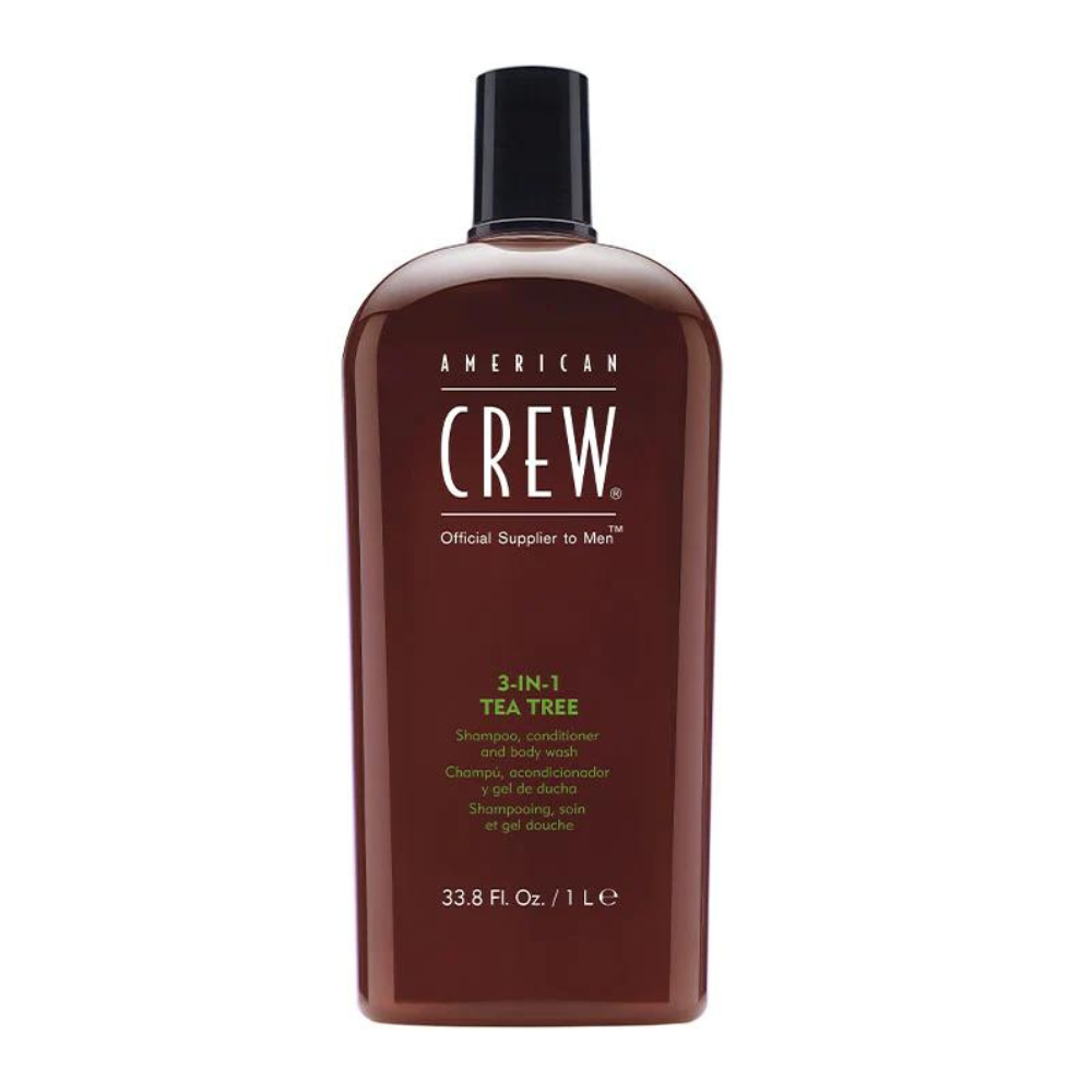 American Crew 3-in-1 Tea Tree Shampoo, Conditioner and Body Wash