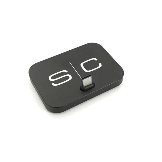 Base de carga portátil USB-C StyleCraft para cortadoras de pelo, recortadoras, afeitadoras y puertos de teléfono tipo C SC309B