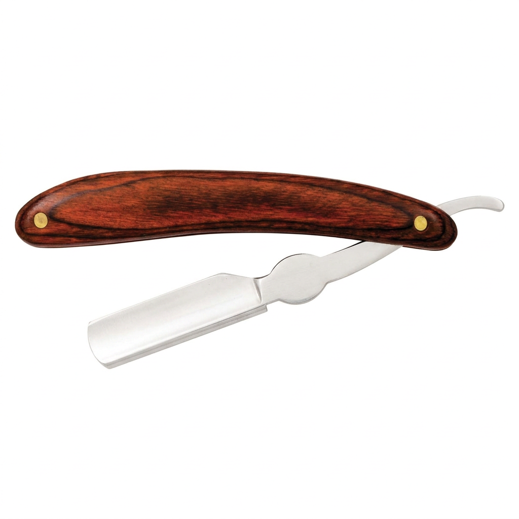 Vincent Sigma Series Wood Straight Razor