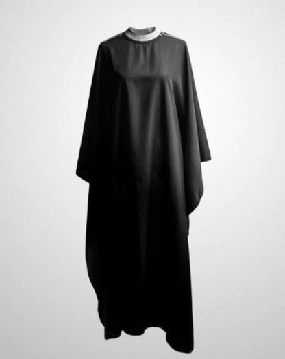 Zuka Professional Cutting Cape With Silicone Cape Seal - Black