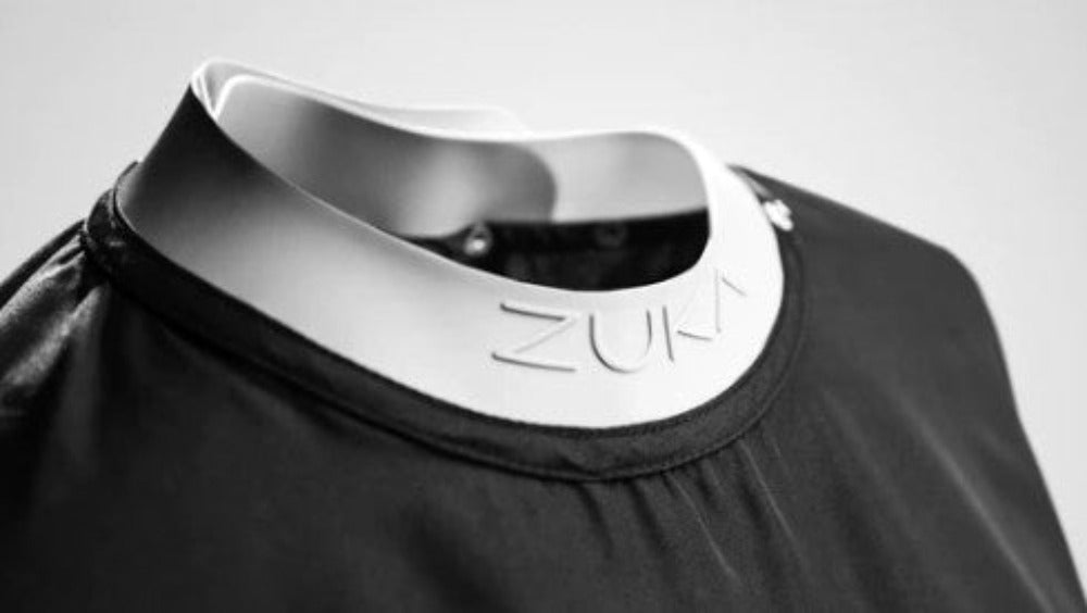 Zuka Professional Cutting Cape With Silicone Cape Seal - Black